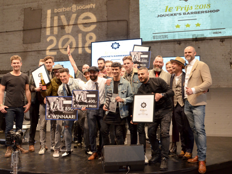 Barbershop uit Doetinchem wint Barbershop Award 2018
