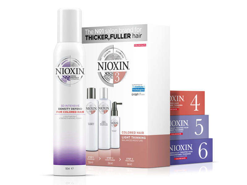 NIOXIN heeft productformules verbeterd