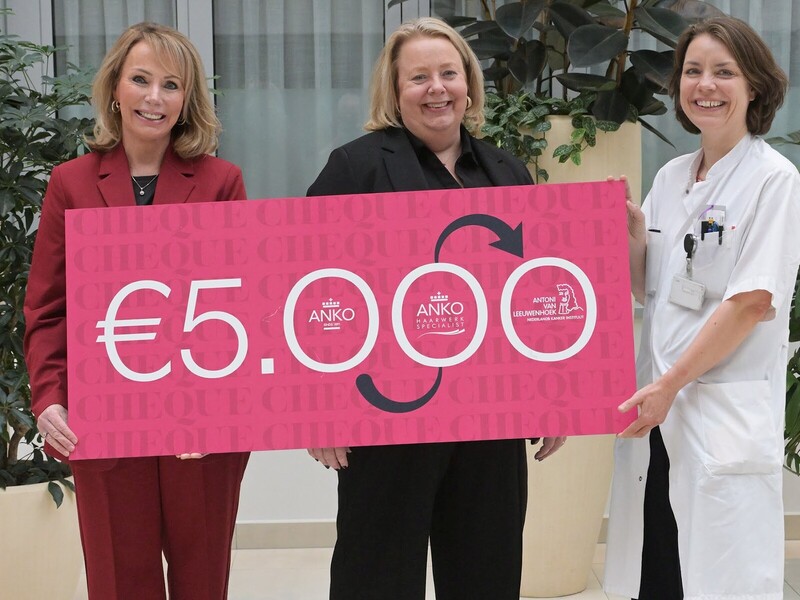 ANKO doneert €5.000 aan Antoni van Leeuwenhoek Foundation en zet kappers in als schakel in huidkankerpreventie